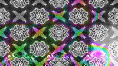 Gri renkli çiçekler. Raster düz çiçek çizim deseni. Tasarım hediye paketi, tebrik kartları, posterler ve afiş tasarımı.