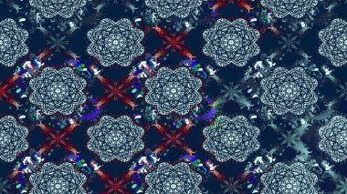 Raster güzel bir çiçek deseni çizmiş. Bahar mevsimi. Tatil havası. Nazik romantik baskı. Mavi renkte çiçekler.