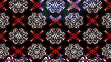 Çiçek desenli eskiz. Gömlek baskısı için çiçek boyası. Siyah renkte çiçekler.