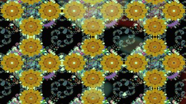 Raster Henna dövme stili. Tekstil, tebrik kartı, boyama kitabı, telefon kılıfı baskısı için kullanılabilir. Etnik Mandala süsü. Hint çiçekli desenli şal desenli..