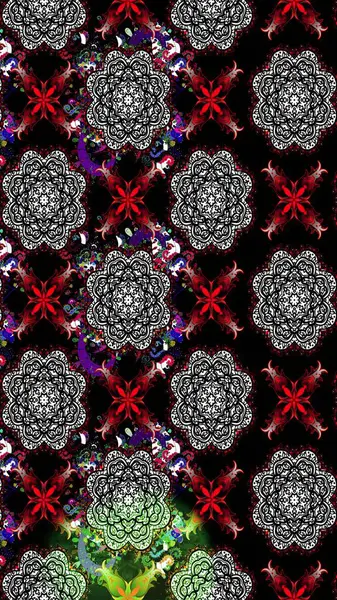 Hoş bir çiçek geçmişi var. Raster illüstrasyonu. Küçük bir çiçekte eskiz deseni. Güzel kumaş deseni.