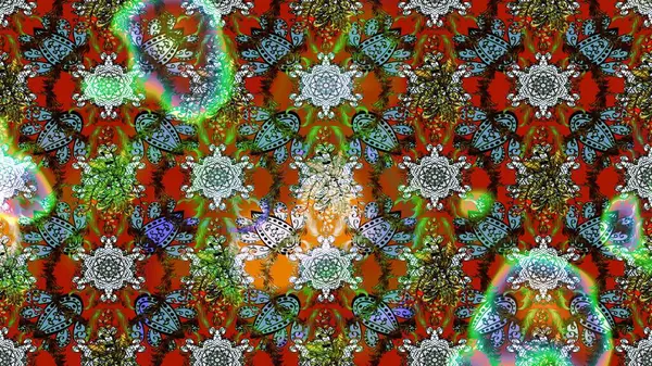 Sketch Colour Spring Theme eskiz kalıbı. Düz Çiçek Elementleri Tasarımı. Kahverengi renkli çiçekler. Sevimli çiçek raster deseni.