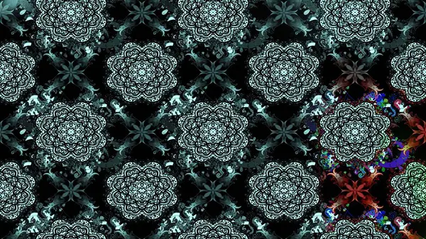 Eskiz Vintage Çiçek Deseni. Raster Kalça dokusu deseni.