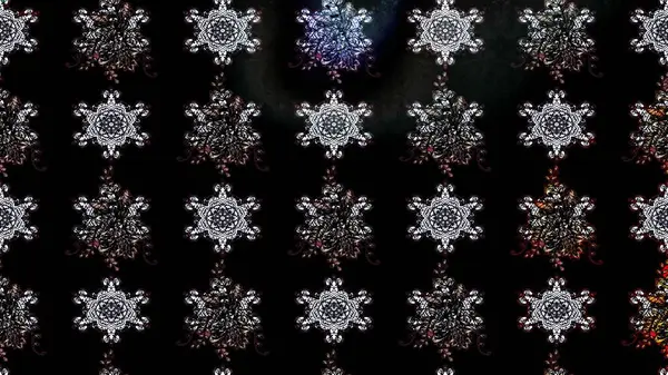 Siyah renkli çiçekler. Raster illüstrasyonu. El çizimi çiçekli soyut çizim deseni.