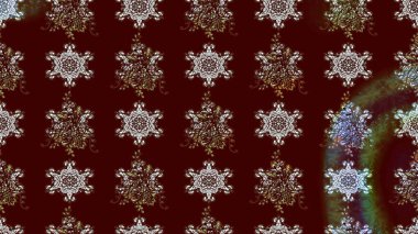 Suluboya çiçekli çiçek deseni. Raster illüstrasyonu. Kahverengi renkli güzel tekstil.