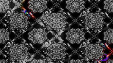 Sabıka fotoğraflarında, bebek kıyafetlerinde, duvar kâğıtlarında, paket kutularında falan kullanılabilir. Zarif, parlak ve eskiz gri çiçek desenli.