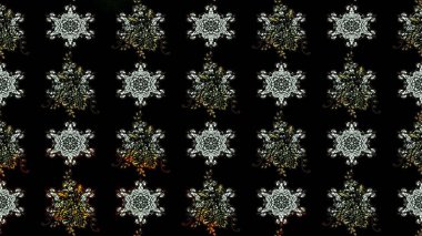 Raster illüstrasyonu. Suluboya çiçekli çiçek deseni. Siyah renklerde Asya tekstili.