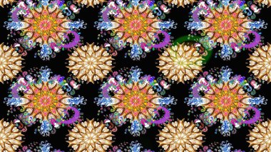 Dekorasyon ve tasarım için güzel bir desen. Çiçeğin suluboya çizimlerinin mükemmel deseni. Eski model. Moda baskısı. Suluboya çizim deseni.