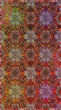 Moda baskıları için zarif bir şablon. Küçük renkli çiçekler. Kusursuz. Çiçekli bahar çiçekleri. Küçük çiçekte güzel bir desen. Motley illüstrasyonu.