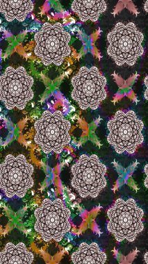 Tekstil veya kitap kapakları, imalat, duvar kağıtları, baskı, hediye paketi ve yapıştırma kitabı için çiçek eskizi geçmişi. Raster illüstrasyonu. Küçük ölçekli çiçeklerdeki basit sevimli desen.