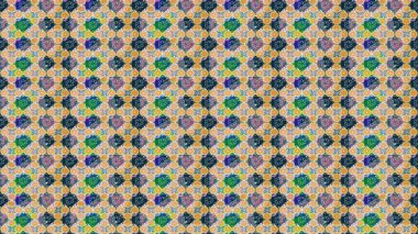 Raster deseni. Raster illüstrasyonu. Yumuşak, mavi renkte bahar çiçekleri. Patlayan çiçekler soyut yerleştirilmiş.