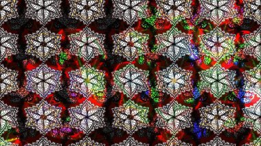 Siyah renkli çiçekler. Raster illüstrasyonundaki çiçek desenli çizim. Renkli Bahar Teması eskiz kalıbı. Düz Çiçek Elementleri Tasarımı.