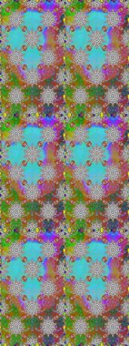 Güzel karalama çiçekleri olan kusursuz çiçek desenleri. Küçük çiçekteki sevimli çiçek deseni. Güzel kumaş deseni. Raster illüstrasyonu.