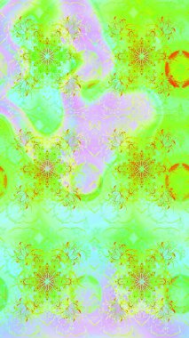 Güzel kumaş deseni. Raster illüstrasyonu. Bahar çiçekli güzel bir çiçek deseni..