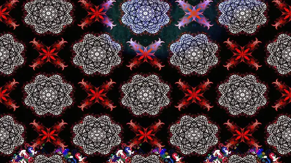 Çiçek desenli eskiz. Gömlek baskısı için çiçek boyası. Siyah renkte çiçekler.