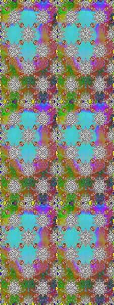 Güzel karalama çiçekleri olan kusursuz çiçek desenleri. Küçük çiçekteki sevimli çiçek deseni. Güzel kumaş deseni. Raster illüstrasyonu.