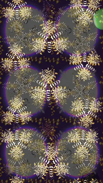 Çiçekli karalama şeklinde Raster çiçek deseni. Yumuşak, bahar çiçekli arka plan. Gri ve kahverengi renkte çiçekler.