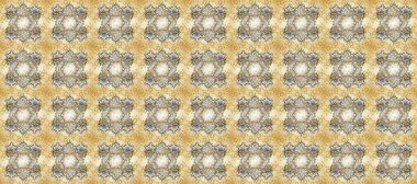 Kusursuz desenli altın elementler. Klasik çiçek dokusu. Kart, duvar kağıdı, ambalaj ve tekstil için klasik tasarım. Altın şablon. Bej, gri ve nötr renklerde Kraliyet retro 'su. Raster illüstrasyonu.