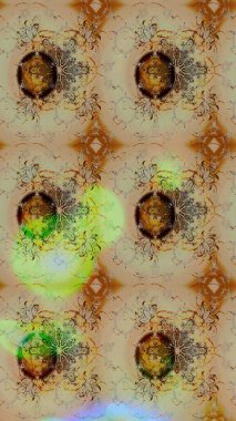 Raster deseni. Süslü kumaş deseni. Çiçekli çiçek deseni, suluboya..