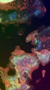 Raster Güzel kumaş deseni. Çiçek arkaplan ile soyut zarafet çizim deseni.