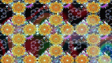 Tarafsız renklerde çiçeklerle çizilmiş çiçek deseni. Suluboya tarzında nötr renkler üzerine çiçekler.