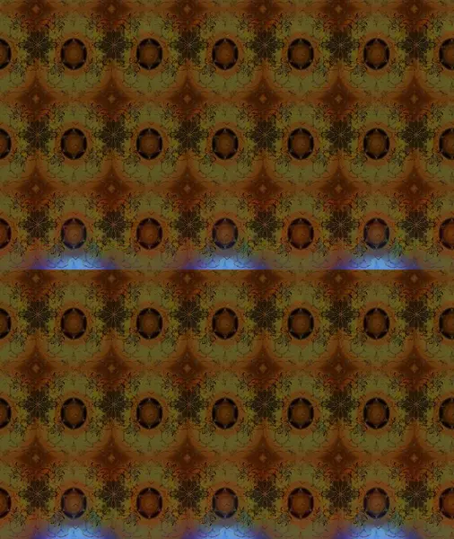 Çiçek desenli eskiz. Renkli Bahar Teması eskiz kalıbı. Düz Çiçek Elementleri Tasarım Raster illüstrasyonu. Kahverengi renkte çiçekler.