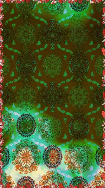 Moda baskısı. Çiçeğin suluboya çizimlerinin mükemmel deseni. Raster illüstrasyonu. Eski model. Suluboya kusursuz desen. Dekorasyon ve tasarım için güzel desen.