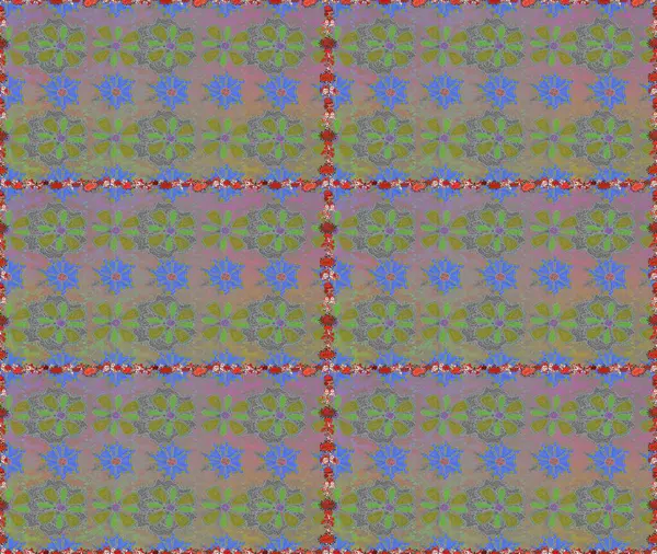 Vadinin gri renkli çiçekleri. Raster dikişsiz çiçek deseni.