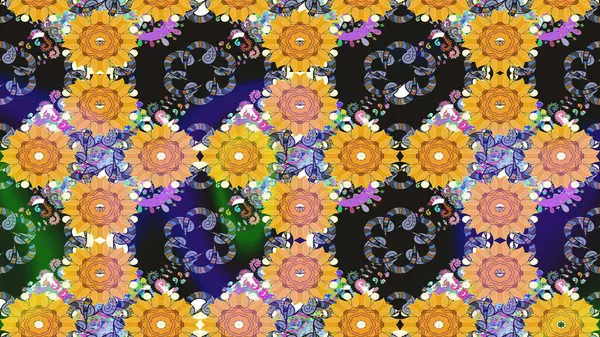 Klasik taslak çizimi. Raster çiçek izi. Çiçeksel gri çizim deseni.