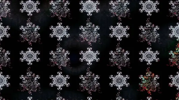 Siyah çiçekli bahar çiçekleri. Küçük çiçekte güzel bir desen. Küçük renkli çiçekler. Moda baskıları için zarif bir şablon. Motley illüstrasyonu.