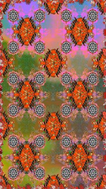 Zarif, parlak ve pürüzsüz kahverengi ve turuncu çiçek desenli tasarım. Sabıka baskıları, bebek kıyafetleri, duvar kâğıtları, paket kutuları vb..