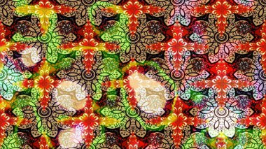 Güzel kumaş deseni. Çizim raster deseni. Çiçek arka planı.