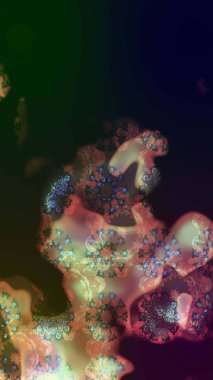 Düz Çiçek Elementleri Tasarımı. Renkli Yaz Temalı eskiz kalıbı. Gri renkli çiçekler. Raster illüstrasyonunda çiçek deseni çizimi.