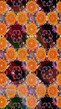 Bahar mevsimi. Raster güzel bir çiçek deseni çizmiş. Nazik romantik baskı. Tatil havası..