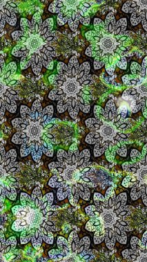 Küçük çiçekte güzel bir desen. Motley illüstrasyonu. Küçük renkli çiçekler. Moda baskıları için zarif bir şablon. Gri çiçekli bahar çiçekleri.