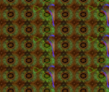 Raster illüstrasyonu. Küçük çiçekteki sevimli çiçek deseni. Kahverengi renkte yaz çiçekleri. Raster deseni.