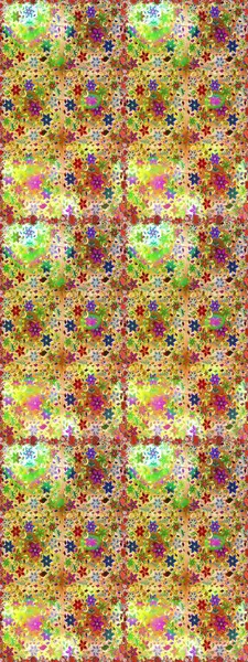 Raster deseni. Çiçekli, suluboya desenli kusursuz çiçek deseni. Süslü kumaş deseni.