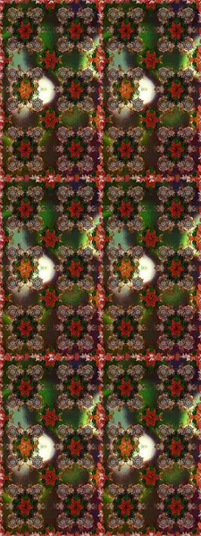 Kahverengi el çizimi. Karalama çiçekleri kusursuz desen. Raster deseni. Sanat esinlenerek çiçeklere ilham veriyor ve geride.