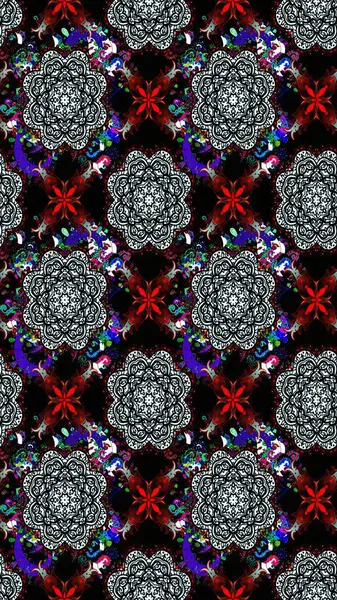 Küçük siyah çiçeklerle oldukça eski bir besin torbası deseni. Tekstil, kumaş, kapaklar, duvar kağıtları, baskı, paket, koleksiyon defteri, örgü, dekupaj için çiçek arkaplanı..