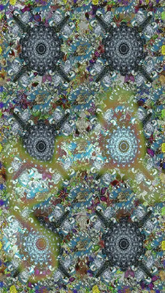 Düz Çiçek Elementleri Tasarımı. Çiçekle kusursuz desen. Gri ve nötr renkte çiçekler. Renkli Bahar Teması Kusursuz Arkaplan.