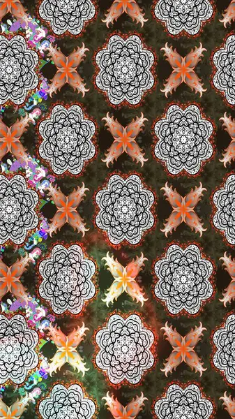 Tekstil tasarımı için gri renkli geleneksel halk çiçekleri buketi. Üzerinde gelincikler ve vadi zambakları olan renkli çiçek desenli nakış..