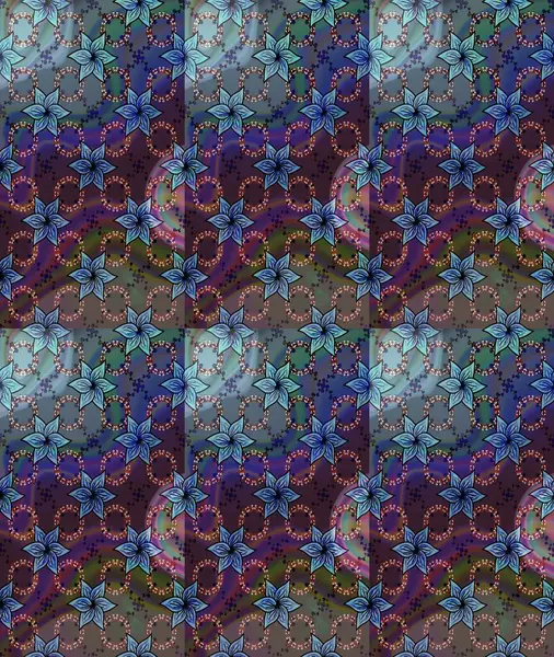 Yazdır. Güzel kumaş deseni. Renkli Yaz Temalı eskiz kalıbı. Güzel eskiz şekli. Raster çiçekli arka plan. Düz Çiçek Elementleri Tasarımı.