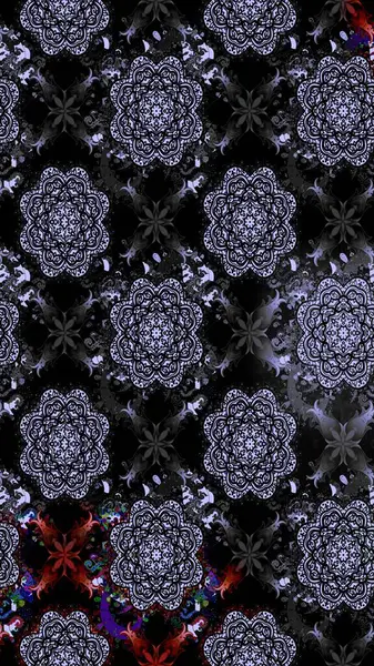 Küçük siyah çiçeklerle oldukça eski bir besin torbası deseni. Tekstil, kumaş, kapaklar, duvar kağıtları, baskı, paket, koleksiyon defteri, örgü, dekupaj için çiçek arkaplanı..