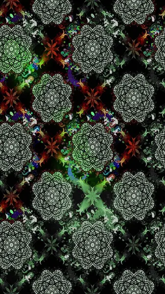 Tropik çiçekler. Gömlek, arka plan modelini çiz. Siyah renkte çiçekler.