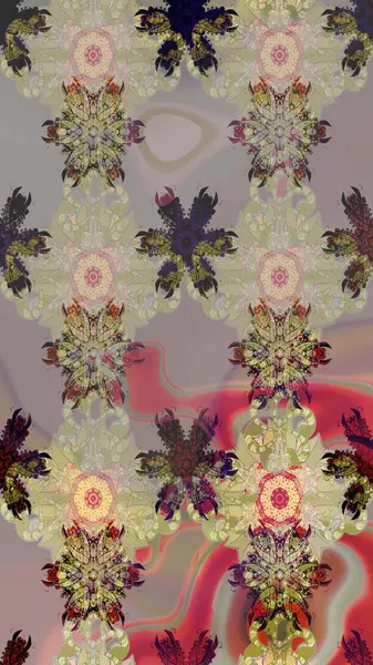 Güzel çiçek desenli küçük çiçek. Çiçekler, suluboya ile sorunsuz çiçek desenli. Raster desen.