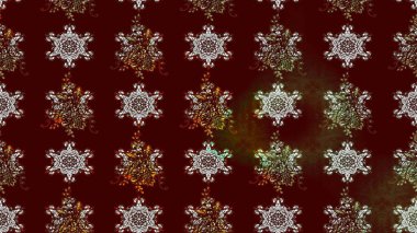 Kahverengi renkli güzel bir tekstil. Suluboya çiçekli çiçek deseni. Raster illüstrasyonu.