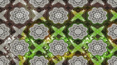 Çiçek desenli eskiz. Gömlek baskısı için çiçek boyası. Gri renkli çiçekler.