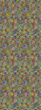 Yatak çarşafları, ceket, paket tasarımı, kumaş ve moda kavramları için tekstil baskısı. Kusursuz etnik tasarım. Çiçekleri, deniz kabukları, mandalaları ve suluboya efektleri olan deniz altyapısı.