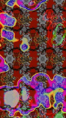 Sevimli çiçek raster deseni. Sketch Colour Spring Theme eskiz kalıbı. Gri renkli çiçekler. Düz Çiçek Elementleri Tasarımı.