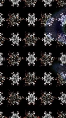 Düz Çiçek Elementleri Tasarımı. Güzel kumaş deseni. Renkli Bahar Teması eskiz kalıbı. Çiçek desenli çizim. Raster illüstrasyonu. Asya tekstil tarzında.